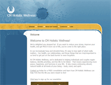 Tablet Screenshot of cmholisticwellness.com